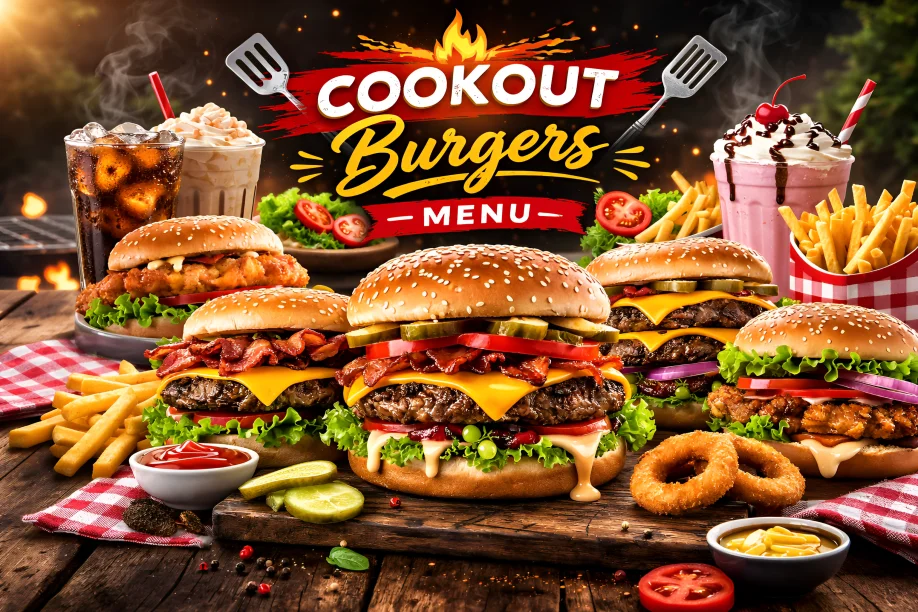 Cookout Burgers Menu 2026 – Prices, Styles & Best Picks