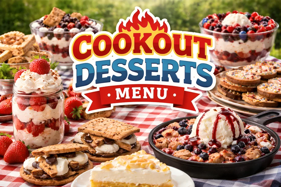 Cookout Desserts Menu 2026