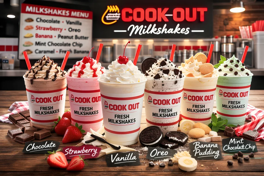 Cookout Milkshakes Menu (2026) Seasonal Picks & Prices