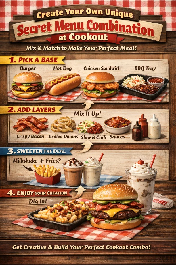 Create Your Own Unique Secret Menu Combination at Cookout