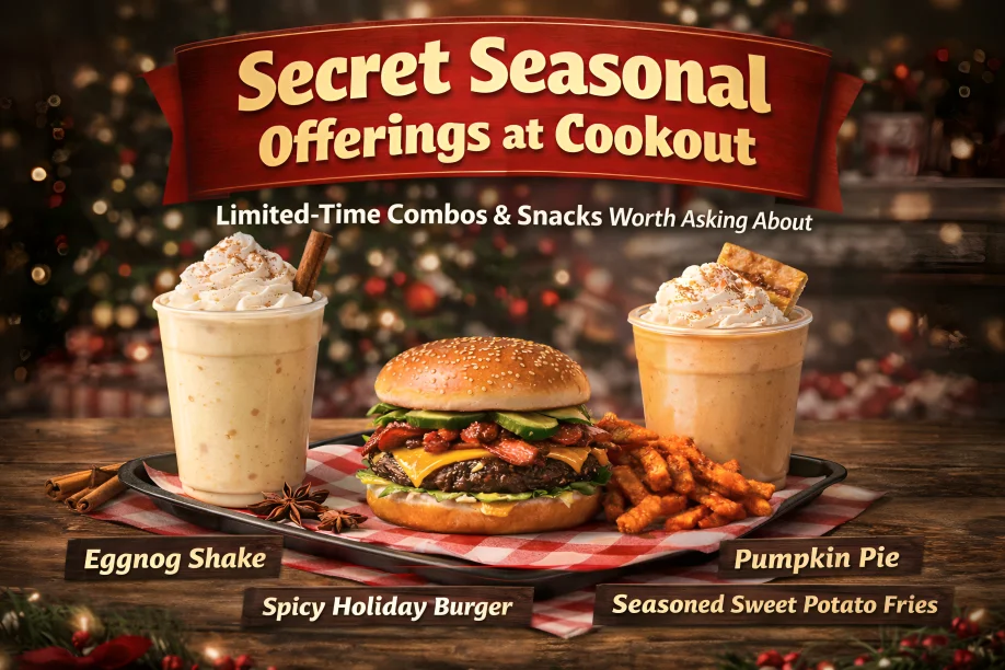 Secret Seasonal Offerings at Cookout