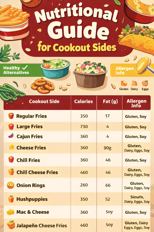 Nutritional Guide for Cookout Sides