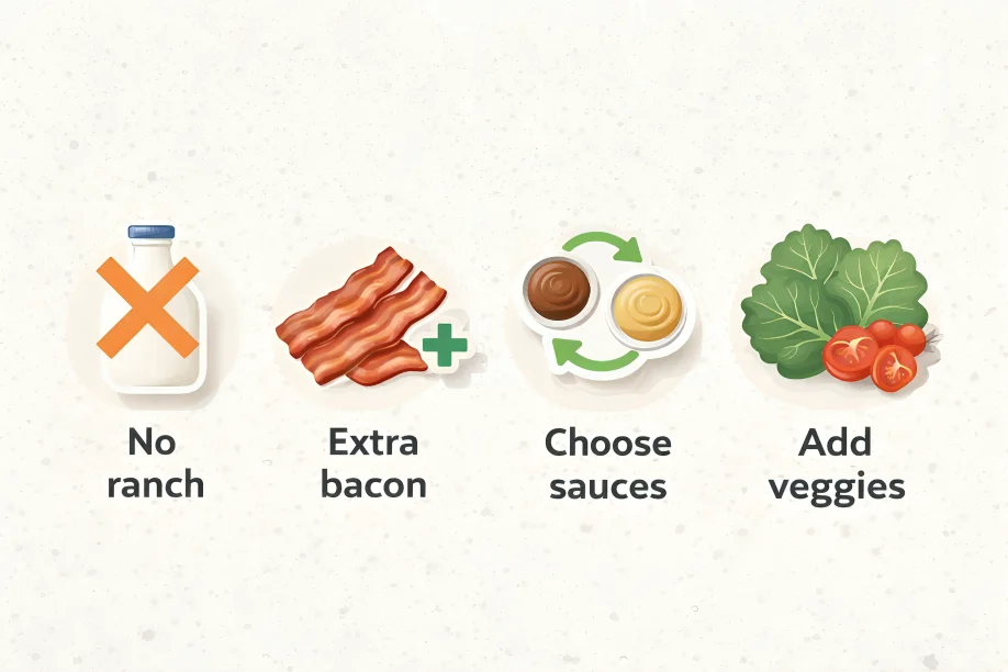 Can You Customize the Bacon Wrap at Cookout?