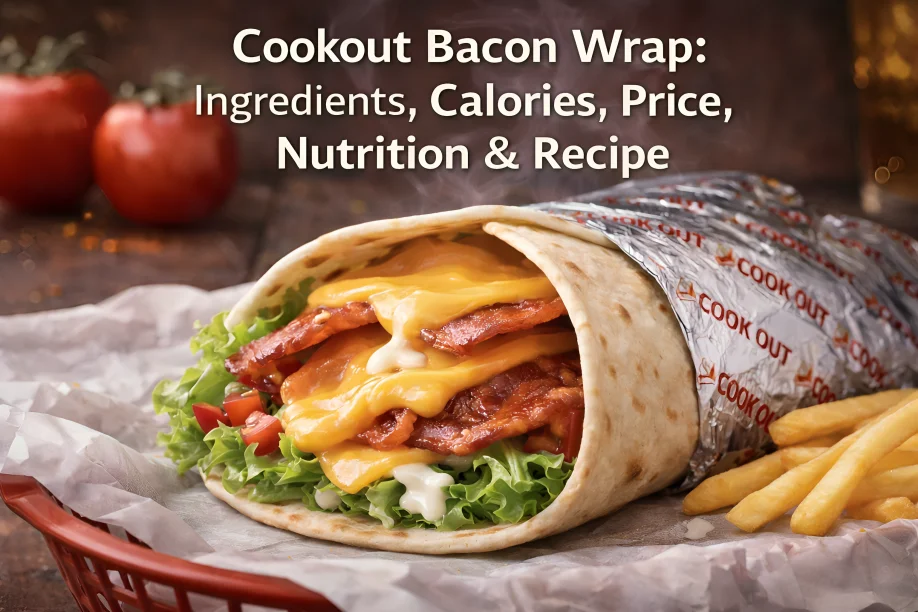 Cookout Bacon Wrap: Ingredients, Calories, Price