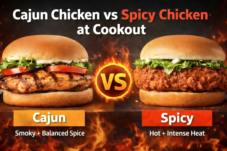 Cookout Cajun Chicken vs. Other Chicken Choices