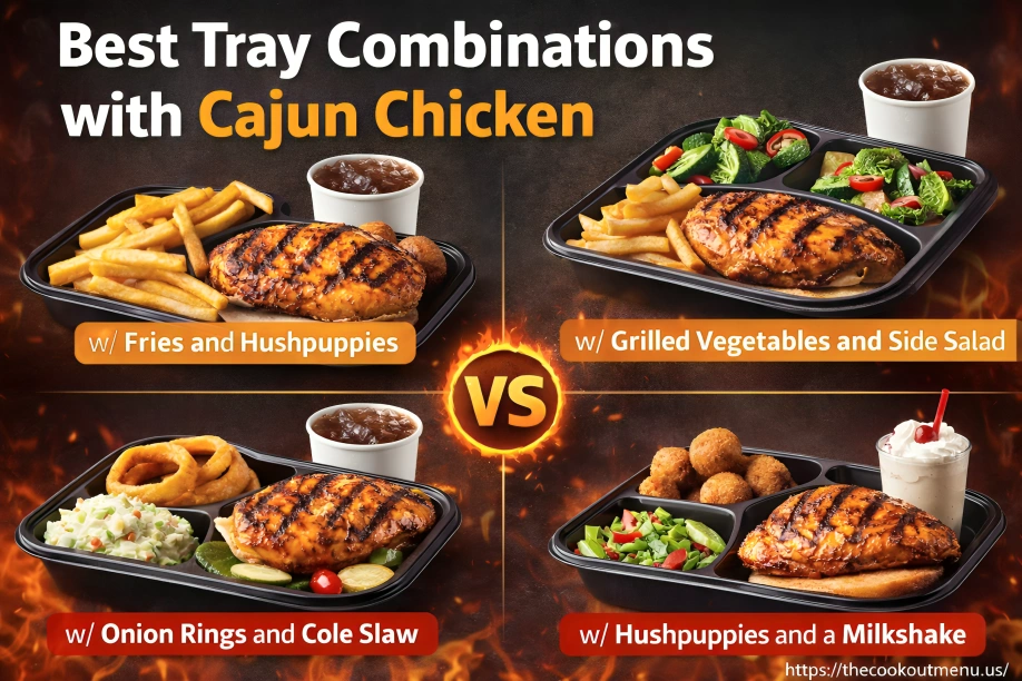 Best Tray Combinations with Cajun Chicken