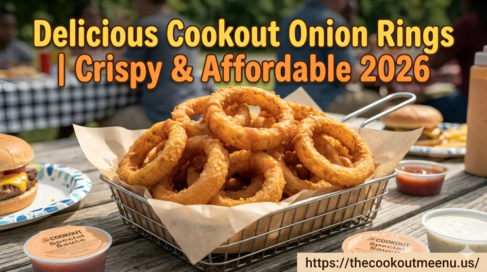 Delicious Cookout Onion Rings | Crispy & Affordable 2026