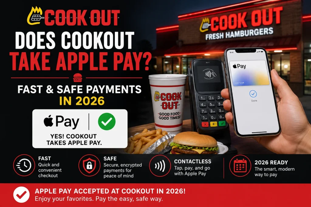 Does Cookout Take Apple Pay? Fast & Safe Payments in 2026