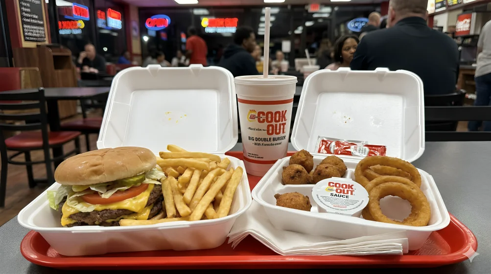 With a Cookout Tray