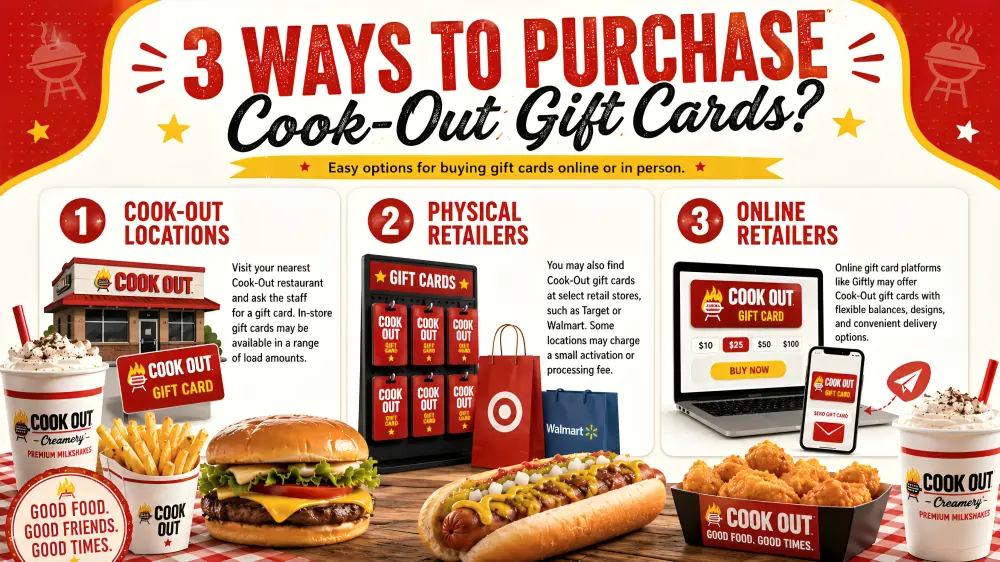 3 Ways to Purchase Cook-Out Gift Cards? 