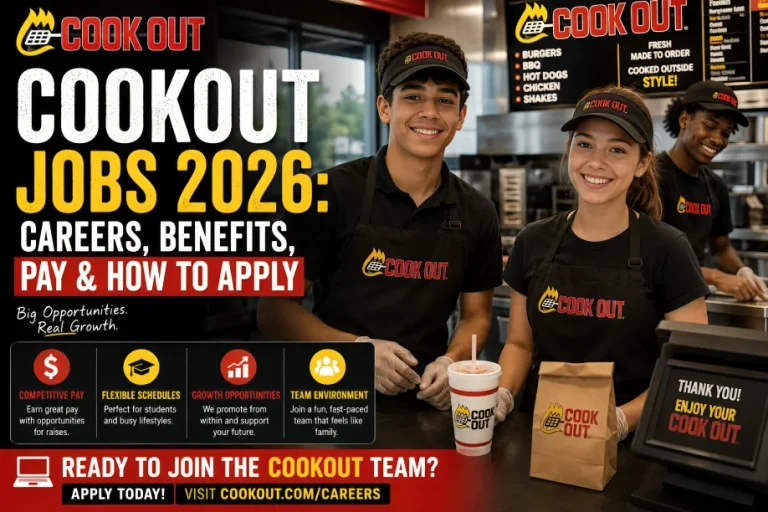 Cookout Jobs 2026: Careers, Benefits, Pay & How to Apply