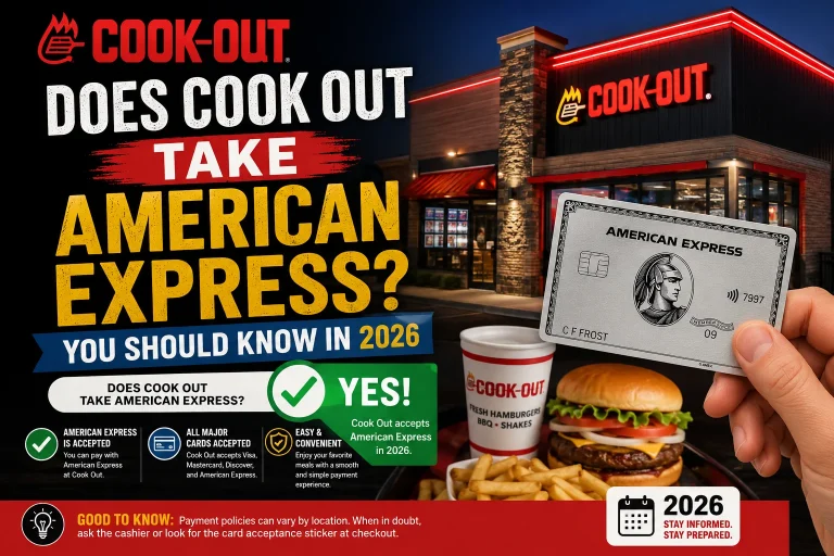 Does Cookout Take American Express? You Should Know in 2026